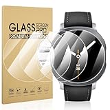 Suoman 4-Pack for Samsung Galaxy Watch 8 44mm Tempered Glass Screen Protector,HD-Clear Hardness Protective Film for Galaxy 44 mm Smartwatches [Anti-Scratch]