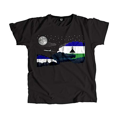 T-shirt Lesotho Night Clouds en jersey haut de gamme pour homme