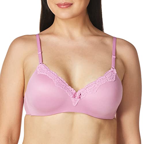 Maidenform Comfort Devotion Lace Bra, Wirefree Bra with Full Coverage, Push-Up Bra with Natural Lift, Comfortable Bra