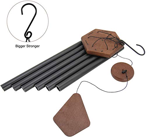 Wind Chimes Outdoor,36 Inch Memorial Wind Chimes Outdoor Large Deep Tone with 6 Heavy Metal Tubes Tuned.Wind Chimes for Loss Loved One, Memorial Gift.Garden Decor - Thumbnail 4