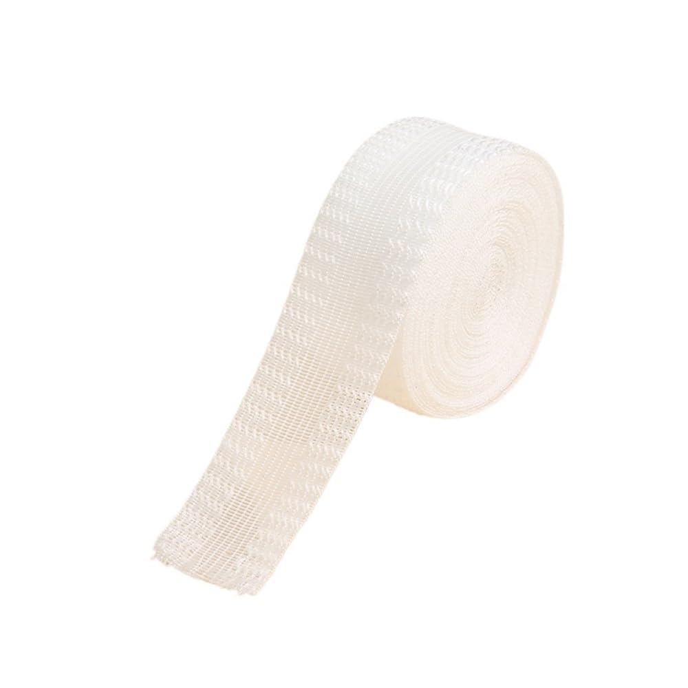 nastro per orlatura, 5M autoadesivo termoadesivo termoadesivo sui pantaloni bordo dei pantaloni accorcia i pantaloni di riparazione for Jean abbigliamento abbigliamento tessuto da cucito fai da te(Whi