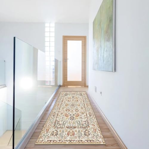 Alfombra de cocina bohemia de 120 cm lavable para pasillos 6