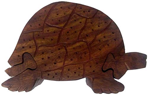 Puzzle magique en bois Purpledip : réduisez le stress numérique grâce au casse-tête tortue