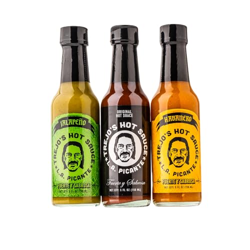 Trejo's Hot Sauce Variety Pack | Original, Jalapeño & Habanero