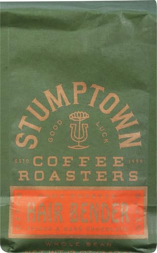 Stumptown Coffee Roasters, Medium Roast Whole Bean Coffee - Hair Bender 12 Ounce Bag with Flavor Notes of Citrus and Dark Chocolate (Pack of 3) - Thumbnail 2