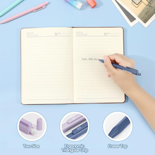 Image of MoKo 60Pcs Aesthetic School Supplies with Cute Pencil Case (Green), 12 Pastel Highlighters, 5 Black Ink Gel Pens, 6 Mechanical Pencil Set 0.5 & 0.7 mm for Students Stationary College Essentials