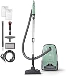 Kenmore Pet Friendly Lightweight Bagged Canister Vacuum Cleaner with Extended telescoping Wand, HEPA Filter, Retractable Cord, and 2 Cleaning Tools, Green