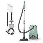 Kenmore Pet Friendly Lightweight Bagged Canister Vacuum Cleaner with Extended telescoping Wand, HEPA Filter, Retractable Cord, and 2 Cleaning Tools, Green