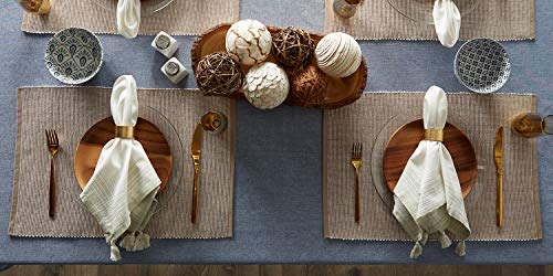Placemat set coton Stone DII bicolore dessus de table lavable