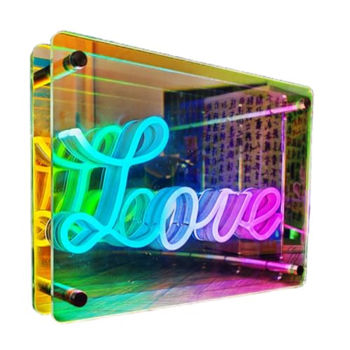 Miroir éclairage d'ambiance lampe de table colorée 3D LED - 2