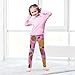 Memphis Funny 80s 90s Fashion Girls Leggings Kids Yoga Pants Dance Active Tights 4T Multicoloured