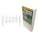 allFENZ White Vinyl Picket Border Fence 12"H x 23"W (Pack of 6)