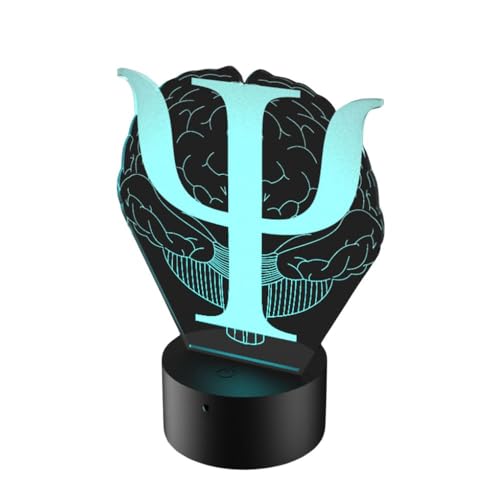 Luminária de Led 16 cores e controle remoto - Profissão Psicologi...