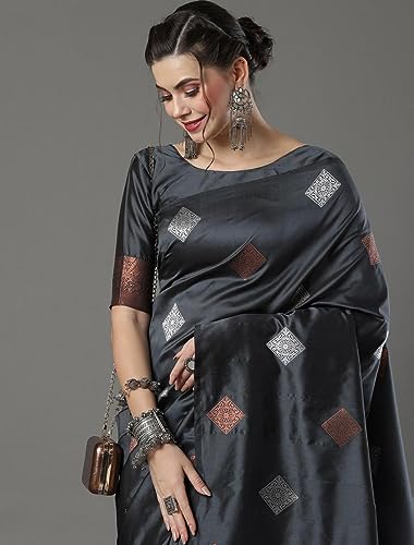 Image of Flosive Women's Fabulous Mix Color Kanjivaram Sona Chandi Silk Saree