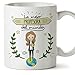 Mugffins (Tazza in Spagnolo) Insegnante Tazze Originali di caffè e Colazione da Regalare agli Operatori Professionali - Il miglior Insegnante del Mondo - Ceramica 350 ml
