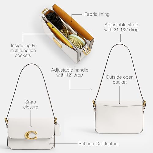 Coach Sage Shoulder Bag, B4/Chalk3