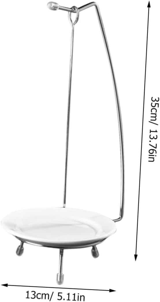 Grill Skewer with Stand 1 set Stainless Steel Vertical Skewer Stand Brazilian Vertical Spit Stand with Removable Spikes for Shawarma, Kebabs on Smoker, Oven, BBQ