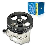 PHILTOP Power Steering Pump 215330, Fit for 2003-2005 Forester, 2006-2007 Forester 2.5T, Power Assist Pump with Pulley
