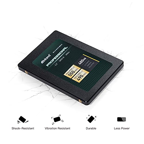 Inland Professional 480Gb Ssd 3D Nand Sata Iii 6Gb/S 2.5" 7Mm Internal Solid State Drive (480G) #TOP3
