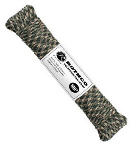 Rothco Polyester Paracord - 100 Ft/Camo