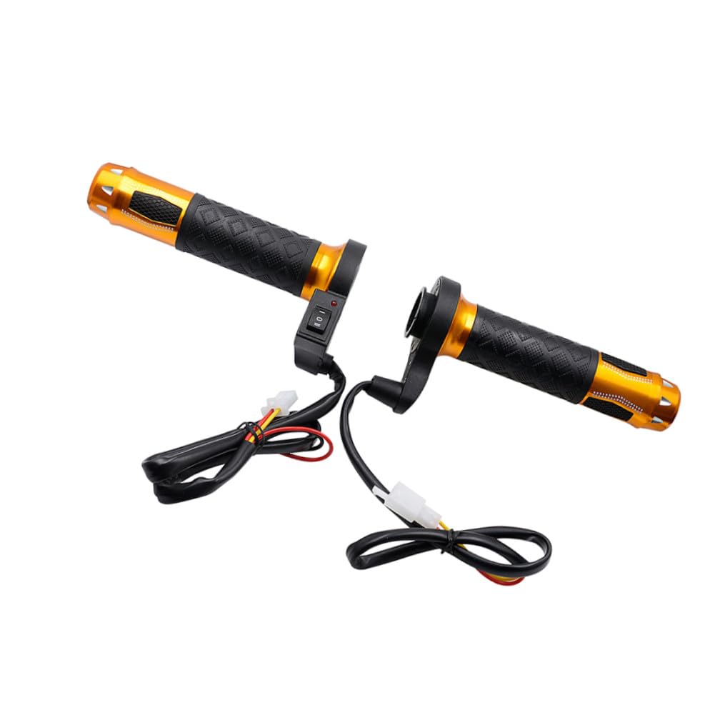 Poignée Chauffante Électrique de Moto 12v, Alliage D'aluminium, Paire