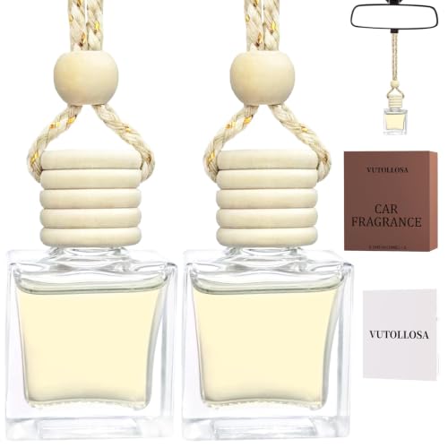 Image of 2-Pack Car Fresheners Long Lasting & Deodorizer - Daily Male Teakwood Agarwood Hanging Car Air Freshener, Car Necessities & Scent Diffuser