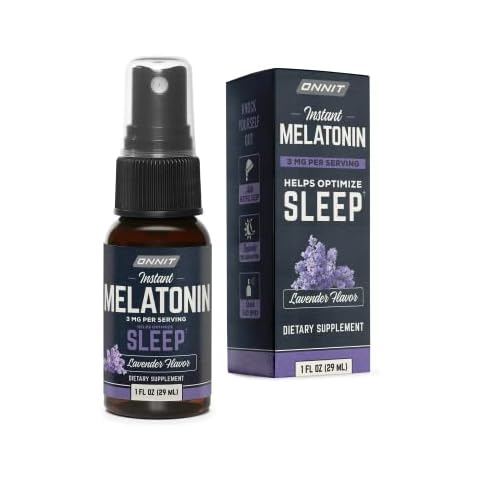 ONNIT Melatonin Instant Mist Liquid Sleep Aid Spray - Lavender Cover