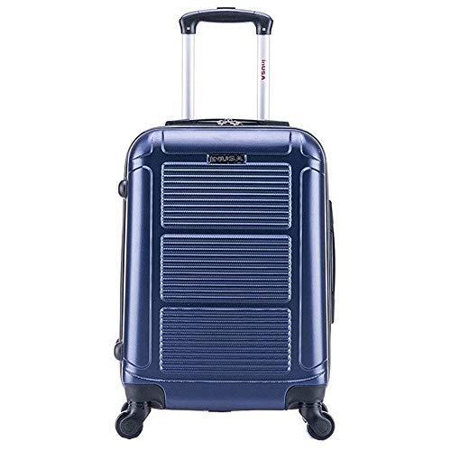 Inusa Pilot 28 Inch Large Hardside Spinner Luggage With Ergonomic Handles, Travel Suitcase With Four Spinner Wheels And Studs, Blue #TOP1