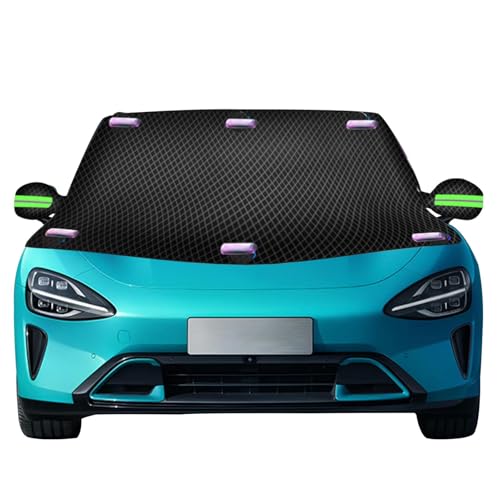 Magnetic Windshield Cover, Oxford, Waterproof Snow Cover, Anti Ice Sun Protection For Cars, SUVs, Snow And Ice Guard For Windshi