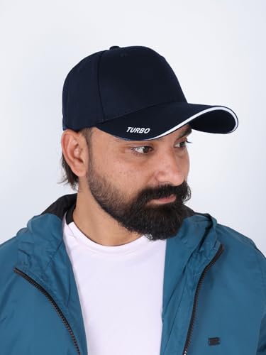Image of Vector X Turbo Cap Head Caps for Men Unisex Mens Caps with Adjustable Strap in Summer for Men Caps Men for All Sports Cap for Girls caps Gym Caps for Men Women Cap Sports Caps for Men (Navy, 1)