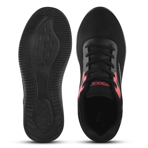 Image of Aerokick Men Running Shoes, Comfortable Lace-Up Sports Shoes for Men, Casual Sneaker