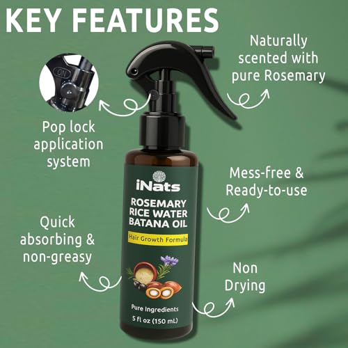 Spray de romero para crecimiento de cabello 5 fl oz miniatura 3
