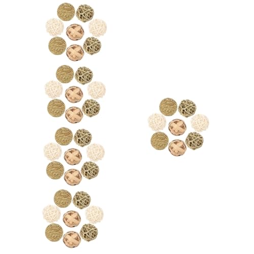 HAPINARY 40 Piezas De Juguete para Masticar para Conejos, Juguetes para Conejillos De Indias, Juguetes para Rechinar Los para Hámsteres, Juguetes para Masticar para Mascotas, Juguetes para