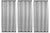 GLOWYE 18 7/16” Grill Emitter Plates Replacement for Charbroil TRU-Infrared 463241314 463257110 463247412 463270909 463270910 466247109 Gas Grill, 3-Pack Stamped Stainless Steel Emitter