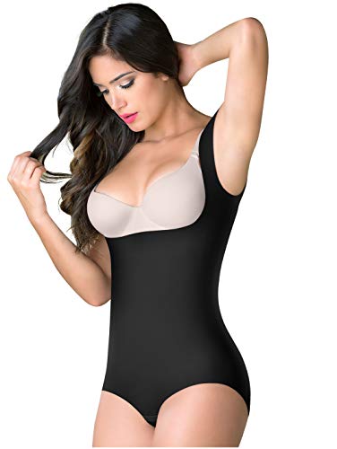 ROM 2023 Open Bust Shapewear Bodysuit Fajas Colombianas Reductoras y Moldeadoras