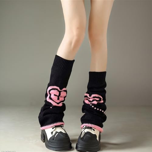Image of Goth Leg Warmers Women Cute Y2k Harajuku Punk Rave Emo Grunge Winter