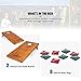 EastPoint Sports Corn Hole Outdoor Game - Full Size 4' x 2' Solid Wood Bean Bag Toss Set - Includes 8 Cornhole Beanbags