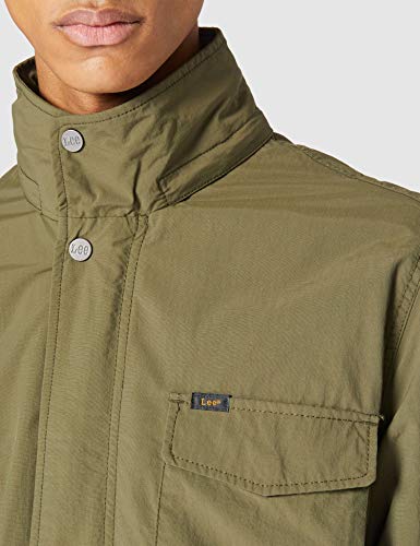 Lee Field Jacket Giacche, Verde Oliva, L/Tall Uomo...
