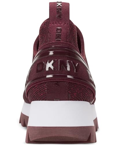 Image of DKNY Women's Abbi Knit Slip on Sneaker with Logo