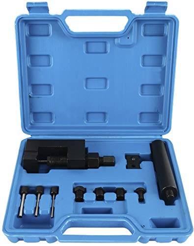 FreeTec Chain Breaker Riveter Cutter Tool Set Motorcycle Cam Drive Riveting Tool, Work with 500-630 Pitch Chains
