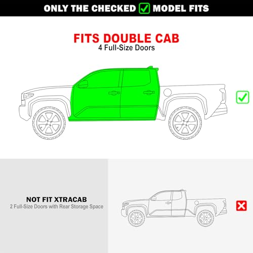 Estribos HD Ridez Pocket Drop Steps para Toyota Tacoma 2024-26 miniatura 6