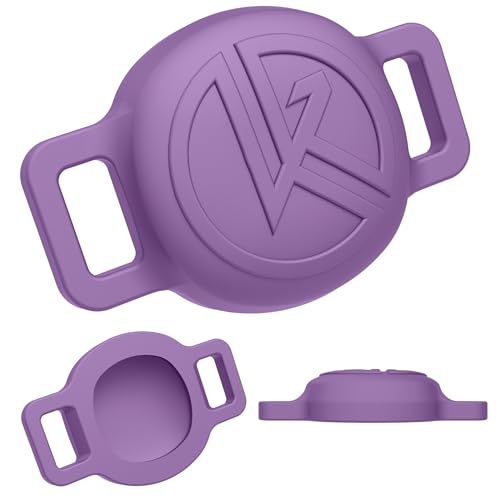 Étui pour chat Life360 violet compatible traceurs iPhone Samsung et Android - 2