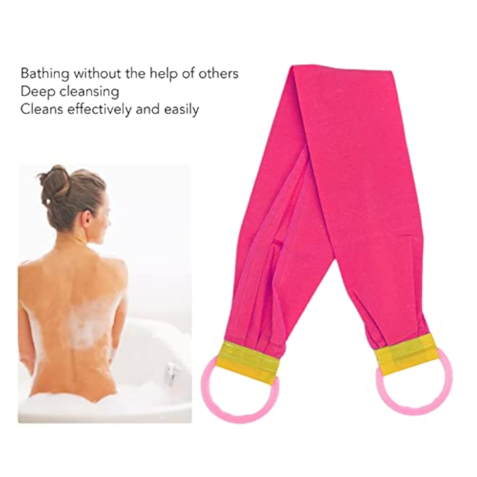 Pink Exfoliating Cloth Towel for Deep Cleansing