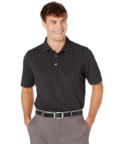 Camiseta polo para hombre de manga corta Virtue Eco con estampado de baldosas de Cutter & Buck miniatura 1