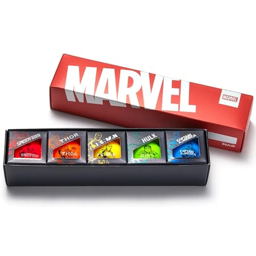 Volvik Lot de 5 balles Marvel Vivid Gift