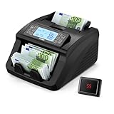 Contabanconote AL-5800, STANEW Modalità di conteggio per lotti e tagli, Contabanconote professionale Euro,UV/MG/IR, Velocità >1000pcs/min, EUR/USD/GBP