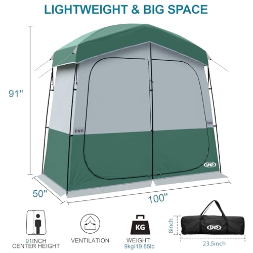 Image of Shower Tent, Outdoor Camping Privacy Shelter-Dressing Changing Room-Portable Toilet Tent for Hiking Sun Shelter Picnic Fishing