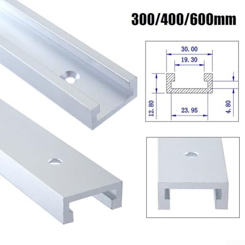 Rail en T pour établi de menuisier éliminant les vibrations sur table de scie et défonceuse