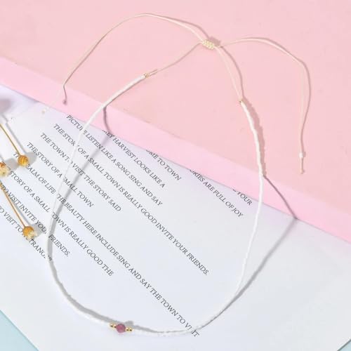 Style boho plage d'été avec cette chaîne pendentif mixte en perles - 5