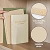 JARLINK Aesthetic Decorative Books, Set of 3 Linen Faux Books for Coffee Table, Bookshelf or Mantle Decor, Stylish Book Storage Boxes for Home Decor, Photo Organization, and Keepsake Storage,Sage